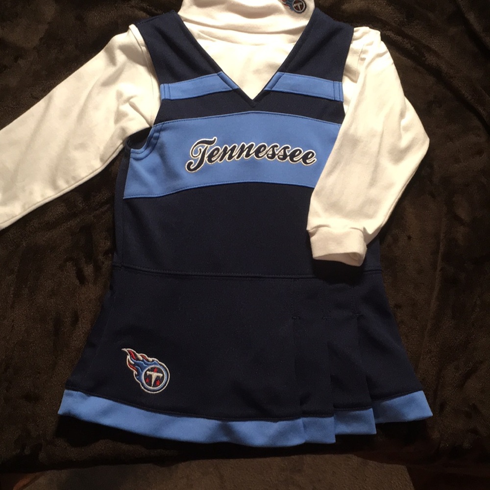 Like new. 24 months Titans cheerleader dress.